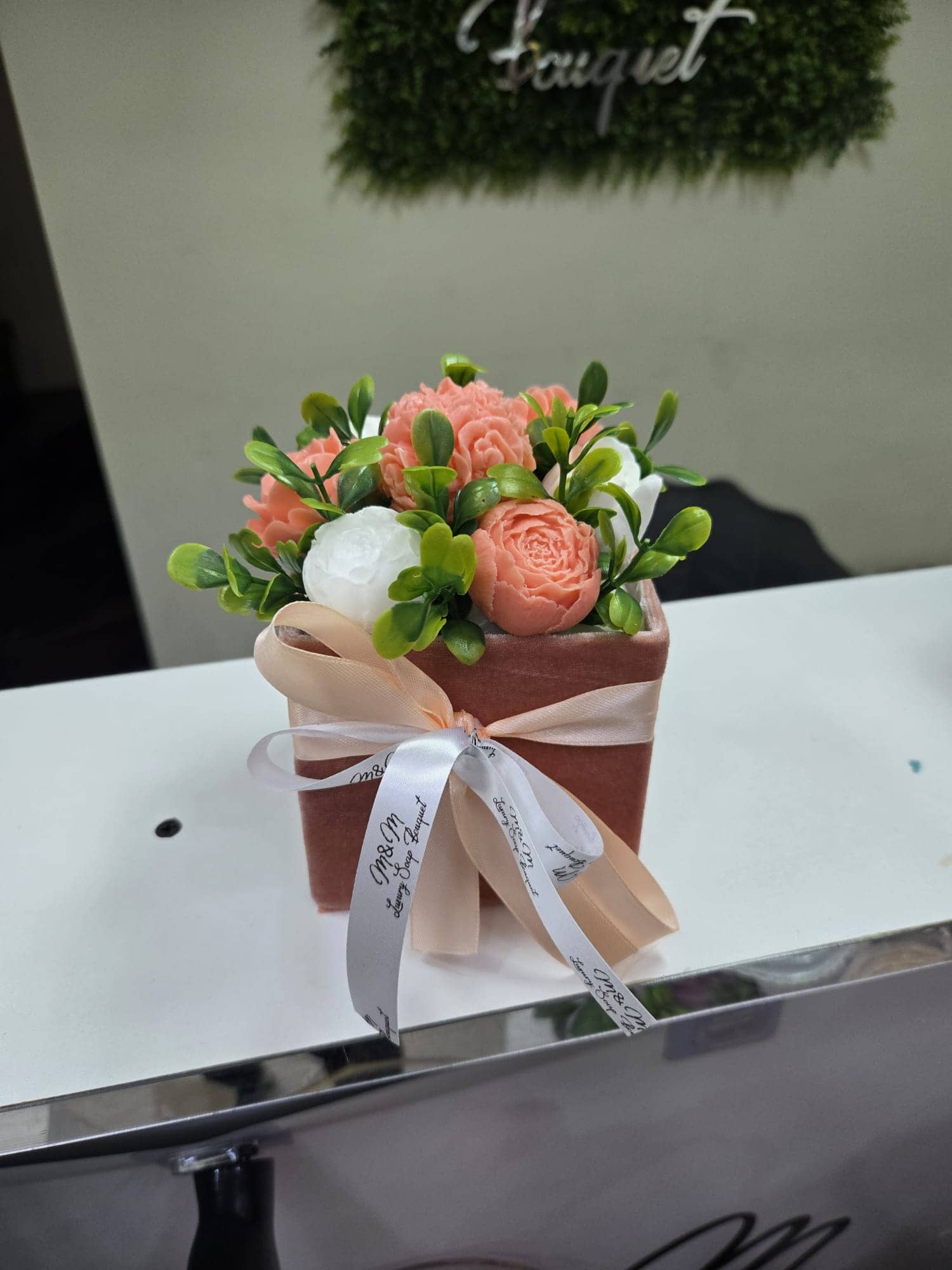 Peach Soap Bouquet — 2