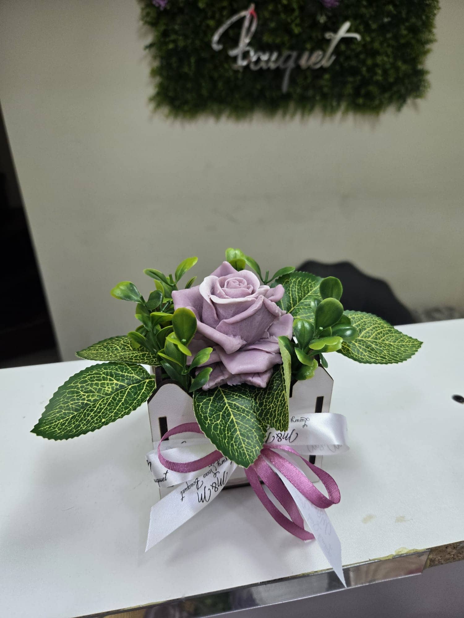Purple Mini Soap Bouquet — 2