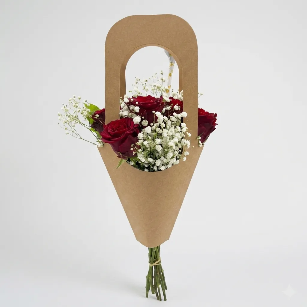 Elegant Surprise with Red Roses — 1