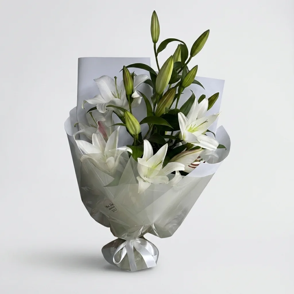 White elegance in every flower. image