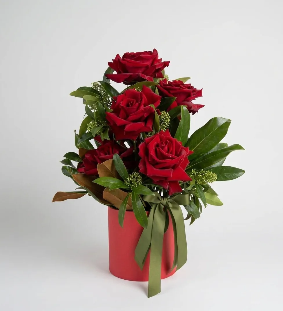 Luxury Arrangement in a Red Box image
