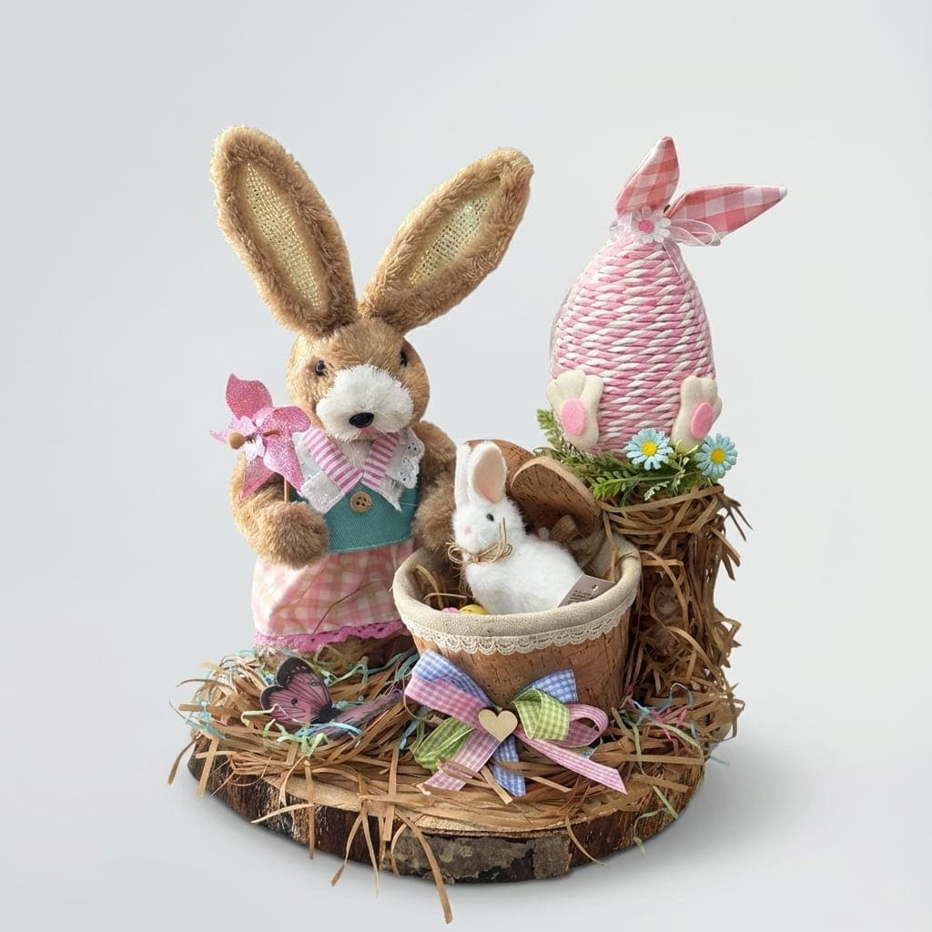 "Bunny’s Picnic" Easter Centerpiece image